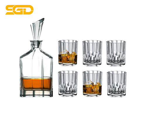 Set 1 bình và 6 cốc Nachtmann Aspen