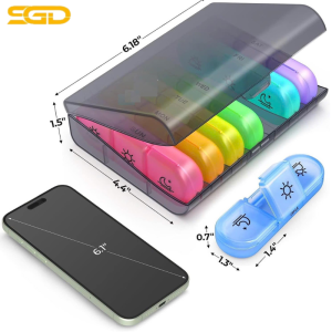 Hộp đựng thuốc chia 3 ngăn mẫu mới 2024 – Nhỏ gọn, chống ẩm, tiện lợi mang theo mọi nơi