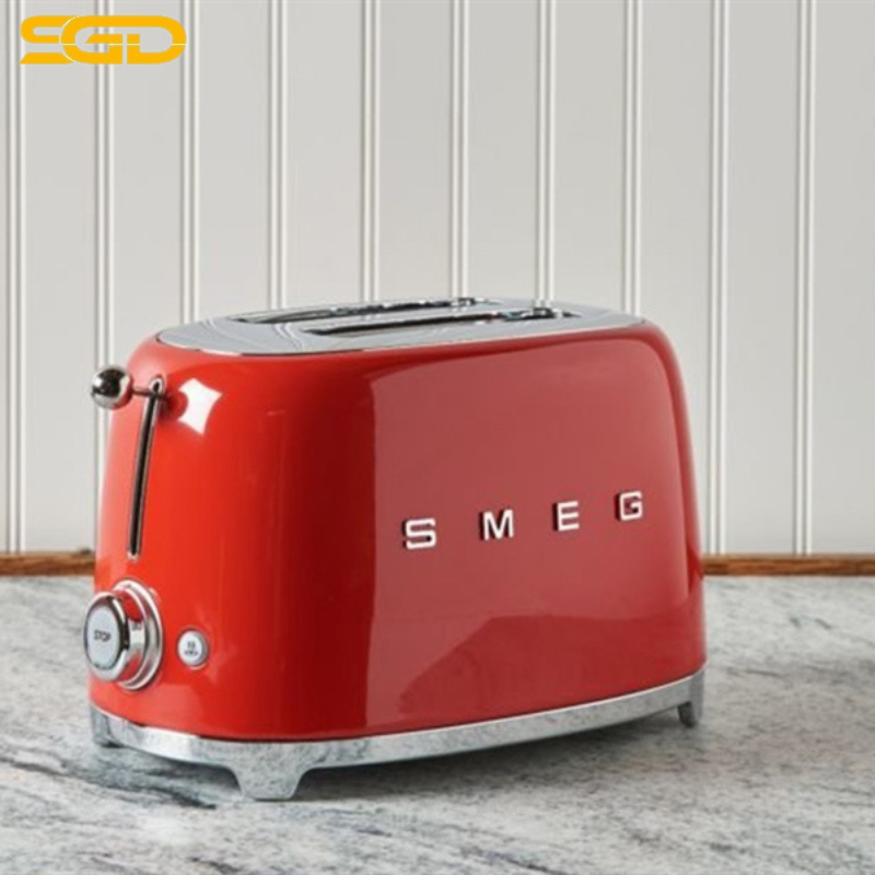 Máy nướng bánh mì SMEG TSF01 – Biểu tượng thiết kế retro Ý, 2 khe nướng tiện lợi, chất lượng cao cấp chuẩn châu Âu