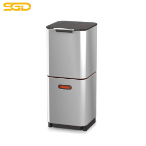 Thùng rác 2 ngăn Joseph Joseph Totem Compact 40L 30065 – Phân loại rác thông minh, tiết kiệm không gian, thiết kế Anh Quốc