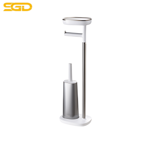 Giá đựng giấy vệ sinh & cọ toilet Joseph Joseph 70519 Easystore Plus là giải pháp 2in1 cho phòng tắm gọn gàng - sang trọng