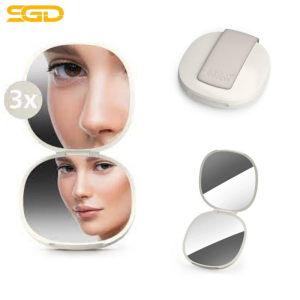 Gương cầm tay Joseph Joseph 75006 Viva™ 2-in-1 – Gương trang điểm phóng đại nhỏ gọn