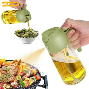 Bình xịt dầu ăn TrendPlain 470ml 2in1 – Tiện lợi, kiểm soát dầu hiệu quả, nấu ăn lành mạnh