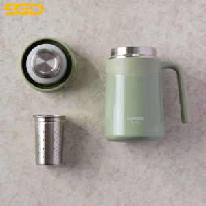 Cốc Giữ Nhiệt Inox 304 Kèm Lọc Trà Kaiyo 350ml Tiện Lợi Giữ Nóng Lạnh Hiệu Quả
