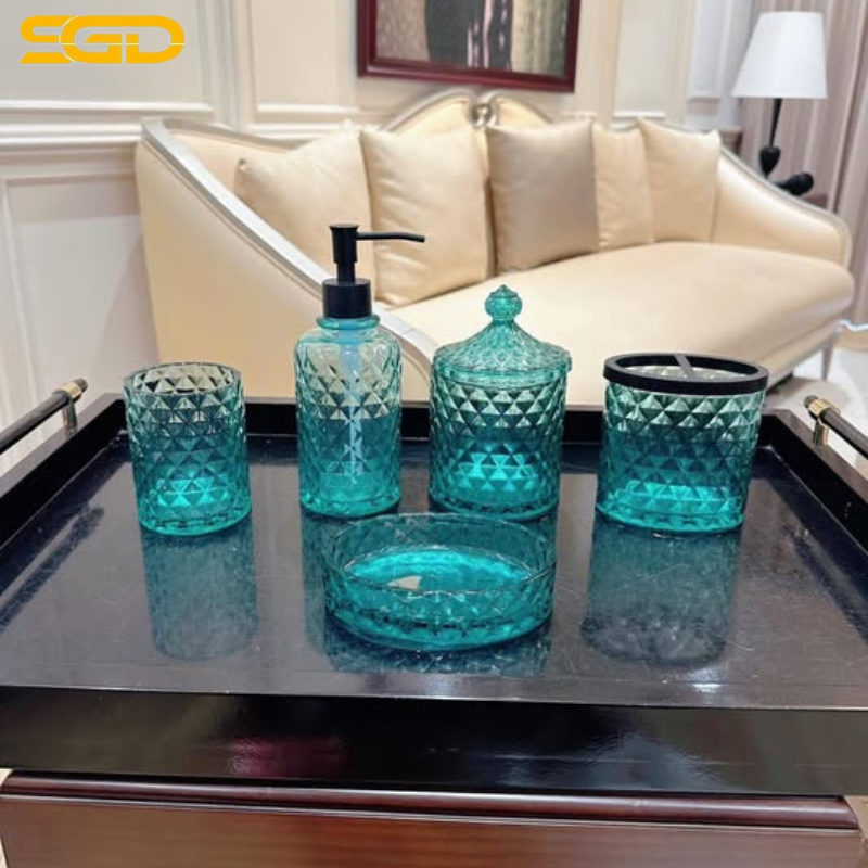 Set 3 chảo WMF vô cùng tiện lợi Set phụ kiện phòng tắm pha lê 5 món KMwares