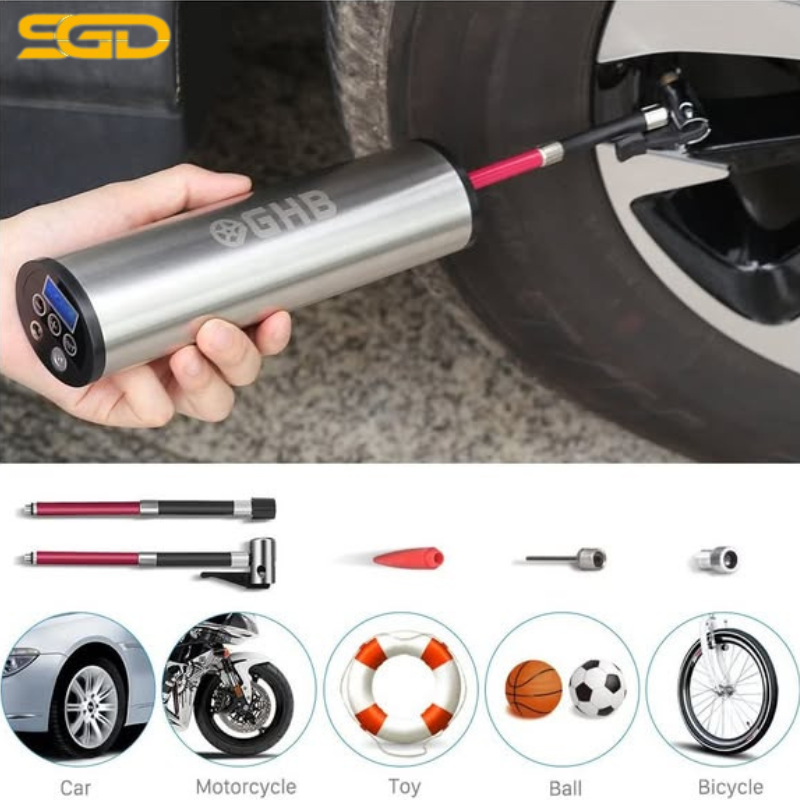 Bơm Lốp Ô Tô Không Dây GHB Nhỏ Gọn Tiện Lợi Bơm Nhanh Mọi Lúc - Ảnh 2