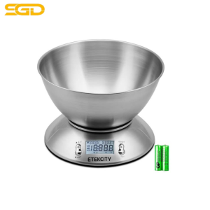 Cân Nhà Bếp Etekcity Kèm Âu Đựng Inox EK4150 Chính Xác Tiện Lợi Cho Gian Bếp Hiện Đại