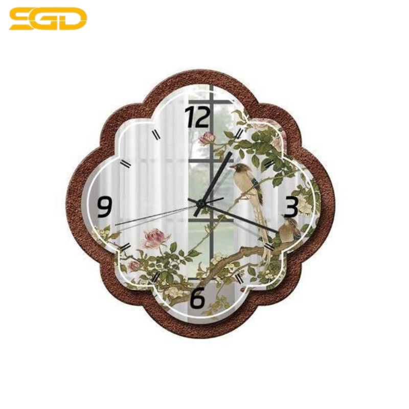 Đồng Hồ Treo Tường Đơn Giản ATORSE 30cm Viền Nâu & Viền Đen