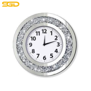Đồng Hồ Treo Tường Pha Lê Tráng Gương Diamond 40cm Cao Cấp Sang Trọng