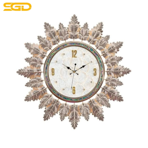 Đồng Hồ Hình Lá Cao Cấp SABALON 60cm Sang Trọng Hiện Đại