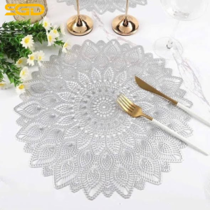 Sét Tấm Lót Bàn Ăn Evevda 12 Miếng Hình Cánh Hoa 38cm Cao Cấp