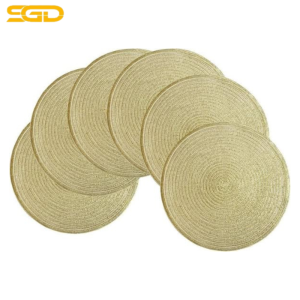 Sét Tấm Lót Bàn Ăn SHACOS 12 Miếng Hình Tròn 38cm Cao Cấp