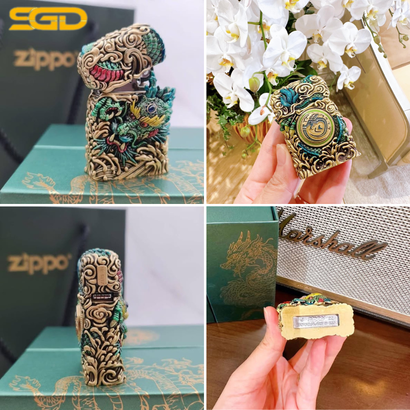 Zippo Rồng Xanh Mới Nhất 2026 – Đẳng Cấp, Mạnh Mẽ Và Đầy Cá Tính - Ảnh 2