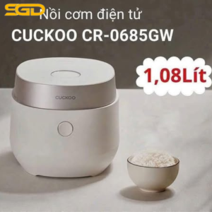 Nồi cơm điện Cuckoo CR-0685GW 1,08 lít – Thiết kế nhỏ gọn, nấu cơm ngon chuẩn Hàn Quốc