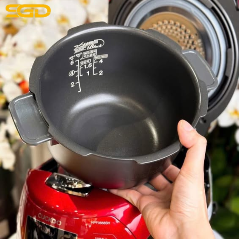 Nồi Cơm Điện Cao Tần Cuckoo CRP-HPF0668SH 1.08L – Công nghệ IH hiện đại cho từng hạt cơm hoàn hảo - Ảnh 2