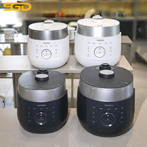 Nồi Cơm Điện Cao Tần Cuckoo CRP-LHTR0610 Dung Tích 1.08L Màu Đen/Trắng/Xám – Công Nghệ Twin Pressure Áp Suất Kép Cao Cấp