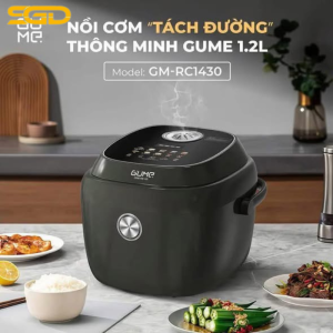 Nồi cơm tách đường Gume GM-RC1430 1,2L – Công nghệ giảm tinh bột, hỗ trợ ăn uống lành mạnh