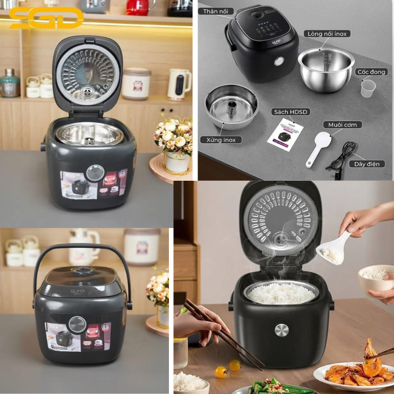 Nồi cơm tách đường Gume GM-RC1430 1,2L – Công nghệ giảm tinh bột, hỗ trợ ăn uống lành mạnh - Ảnh 2