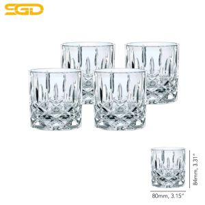 Set 4 cốc Nachtmann Noblesse 98857 Single Old Fashioned Tumbler 245ml pha lê cao cấp sang trọng
