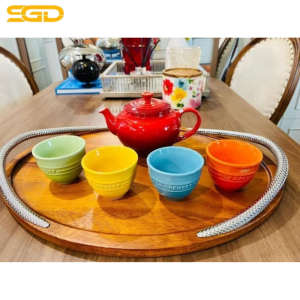 Bộ Ấm Chén Cầu Vồng 5 Món Le Creuset – Sắc màu rực rỡ cho những phút giây thưởng trà