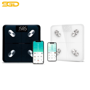Cân sức khỏe thông minh Etekcity ESF-551 màu đen trắng – theo dõi 13 chỉ số cơ thể, kết nối ứng dụng thông minh