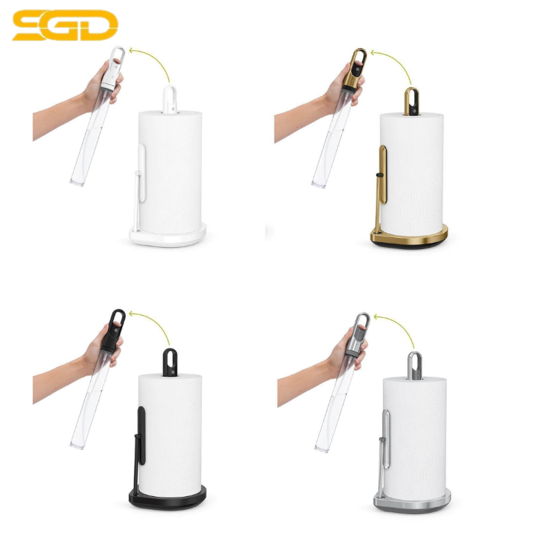 Dụng cụ để giấy bếp kèm bình xịt vệ sinh 2 trong 1 Simplehuman – Giải pháp làm sạch thông minh cho căn bếp hiện đại - Ảnh 2