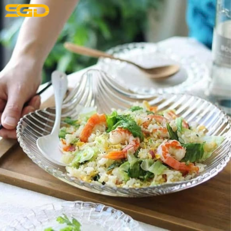 Đĩa lá Nachtmann Mambo Schale 25cm - 30cm pha lê cao cấp sang trọng chuẩn Đức - Ảnh 2