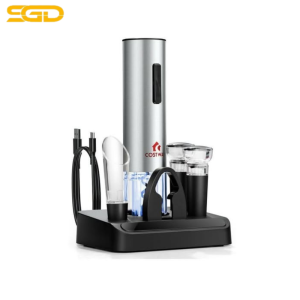 Bộ dụng cụ mở rượu vang điện Costway – Mở nút chai tự động sang trọng và tiện lợi