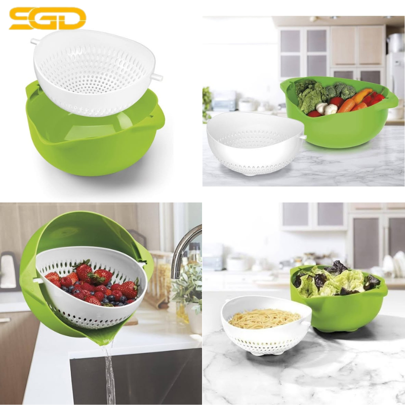 Rổ xoay 2 trong 1 Cuisinart – Giải pháp rửa, để ráo và phục vụ rau củ tiện lợi - Ảnh 2