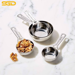 Set Cốc Đong Inox Le Creuset – Dụng cụ đo lường chính xác cho căn bếp hiện đại