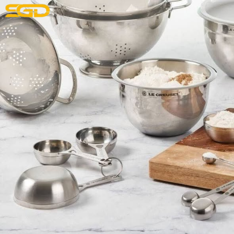 Set Cốc Đong Inox Le Creuset – Dụng cụ đo lường chính xác cho căn bếp hiện đại - Ảnh 2