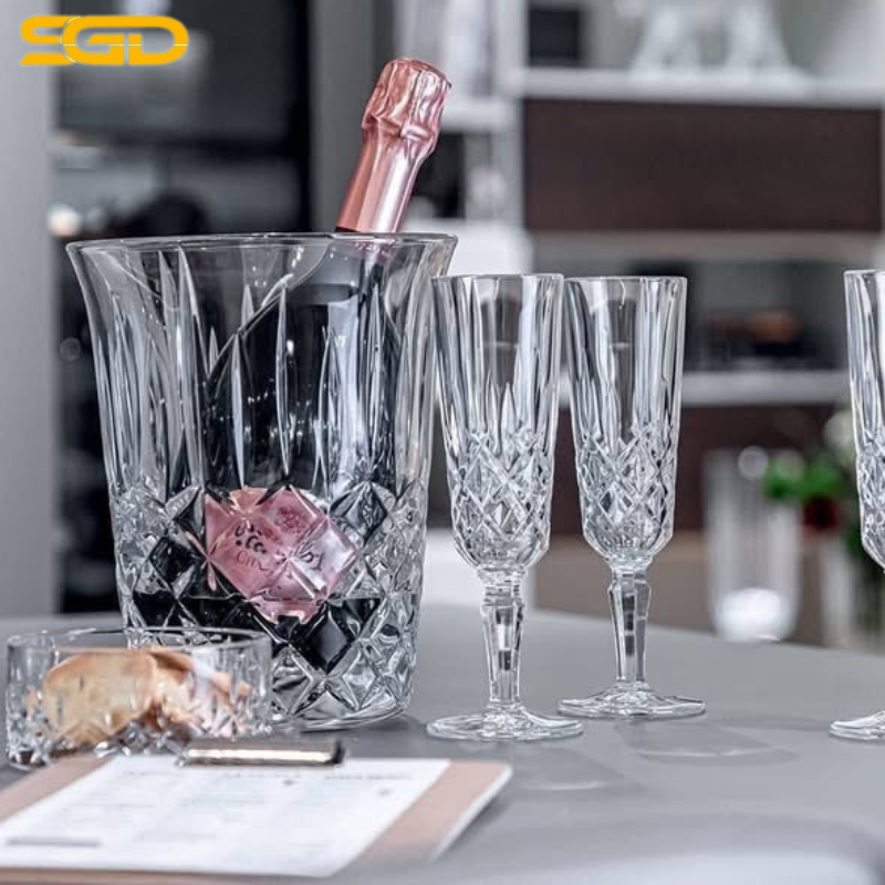 Xô đá Nachtmann Noblesse 102385 pha lê cao cấp sang trọng chuẩn Đức - Ảnh 2