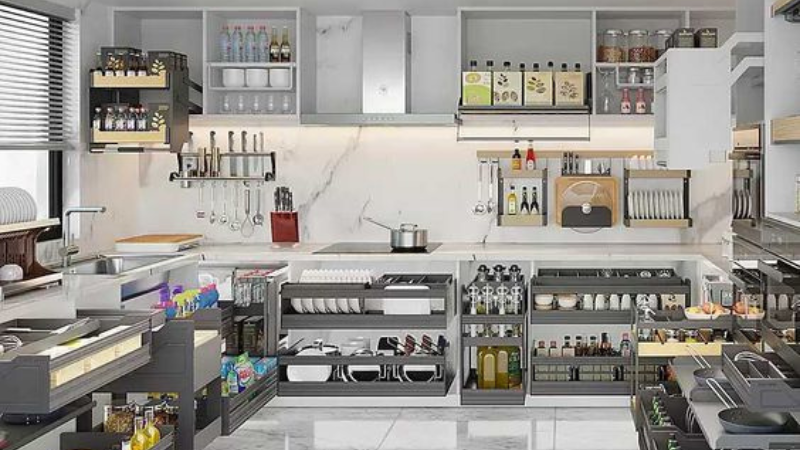 Tổ chức tủ bếp khoa học – 12 bí quyết giúp căn bếp gọn gàng, sạch đẹp và tiết kiệm thời gian