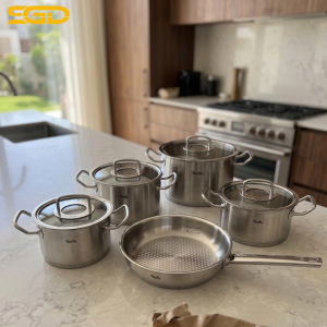 Bộ nồi Fissler Original-Profi Collection 5 món vung kính 084-379-05 Made in Germany