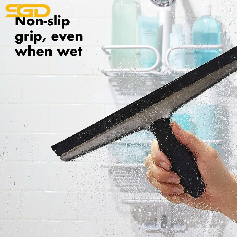 Gạt nước inox OXO Good Grips lưỡi silicone làm sạch kính và bề mặt phẳng hiệu quả - Ảnh 2