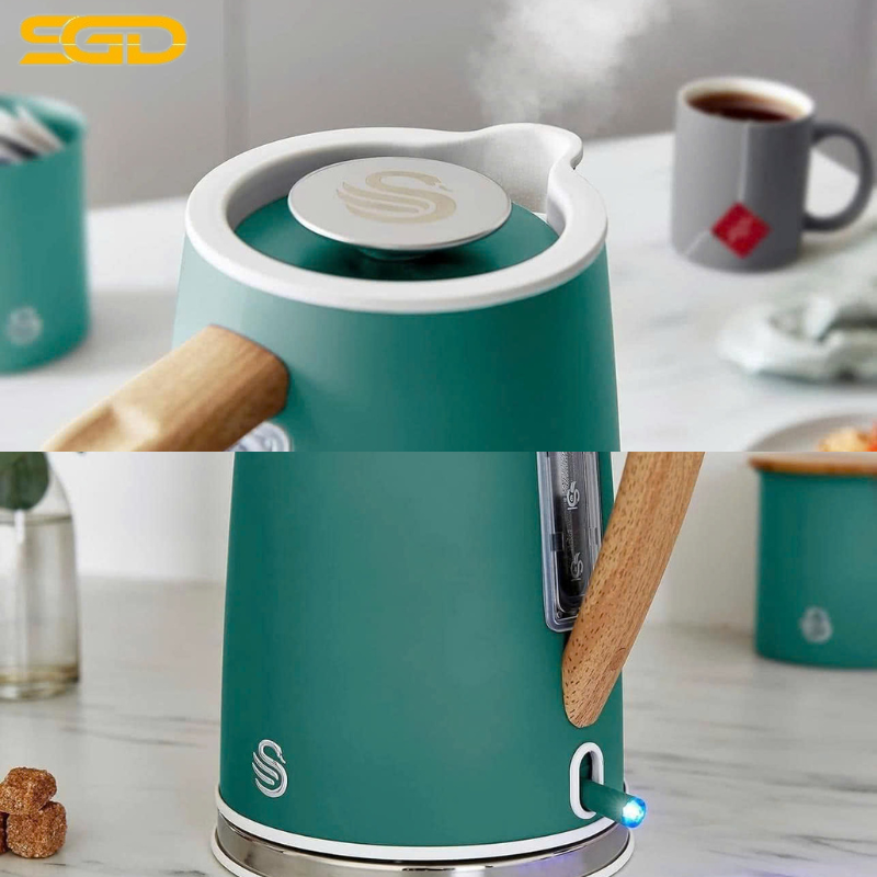 Ấm siêu tốc Swan Nordic 1,7l – Thiết kế Bắc Âu sang trọng, đun nước nhanh tiện lợi - Ảnh 2