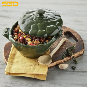 Thố Staub Artichoke 12,8cm gốm sứ cao cấp hình bông atiso chịu nhiệt