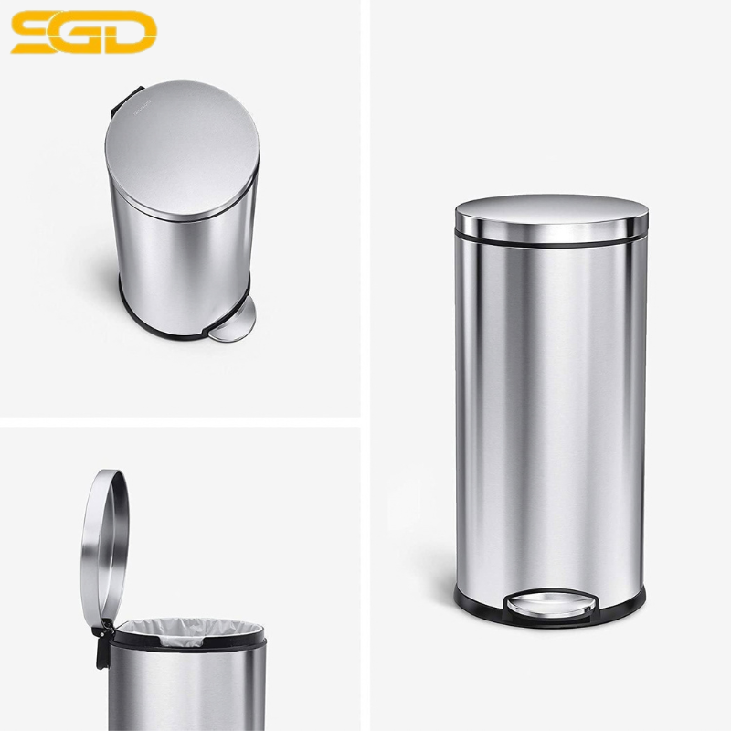 Thùng rác bán nguyệt Simplehuman 45L – Thiết kế gọn đẹp, tối ưu không gian - Ảnh 2